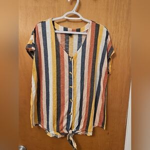 Torrid Sz 1 Striped Top